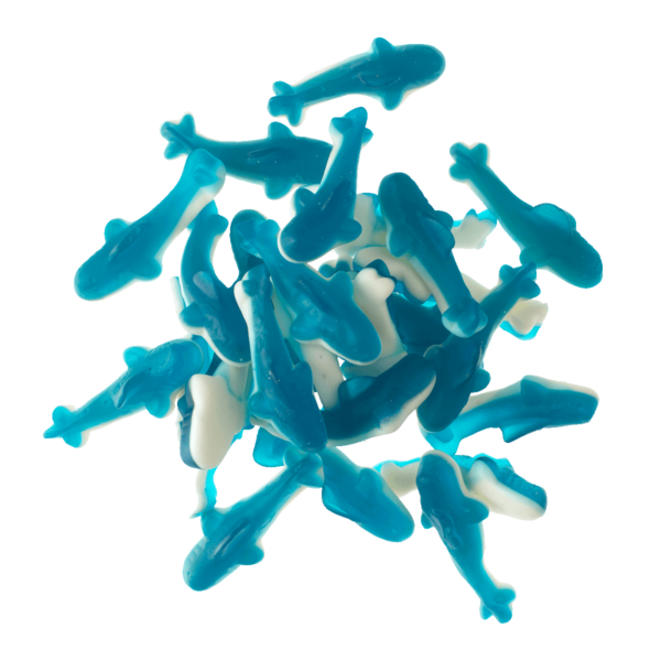 Juicy Blue Shark Gummies